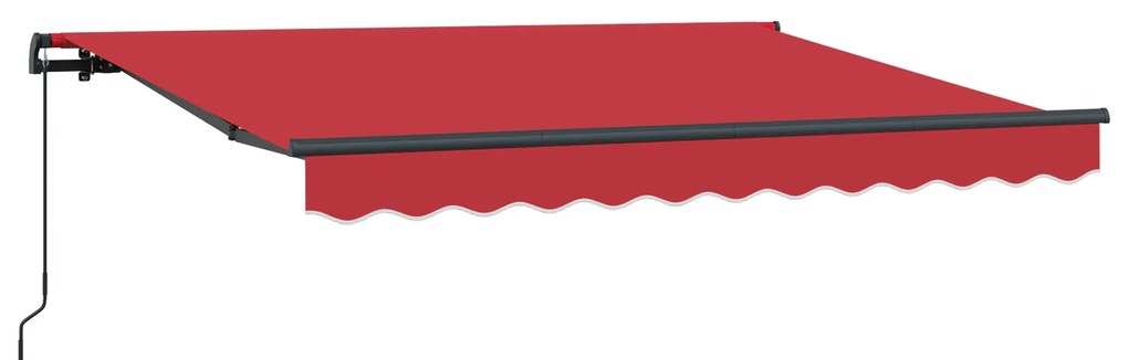 vidaXL Σκηνίτσα Αναδιπλούμενη Κόκκινο 350 x 200 cm