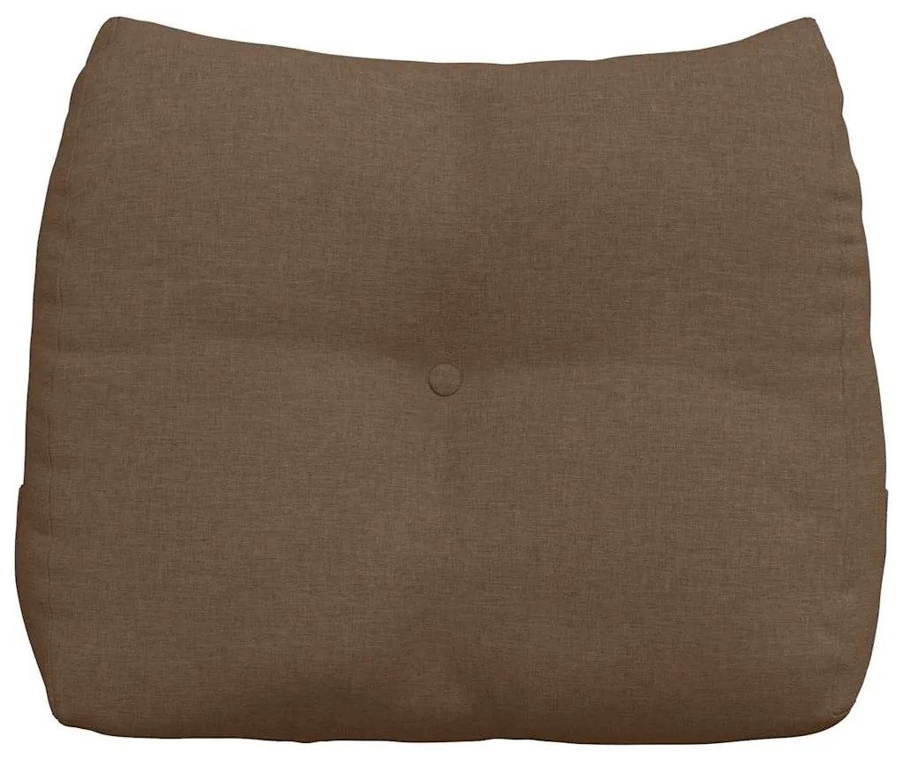 vidaXL Μαξιλάρι Πλάτης Καφέ 60 x 24 x 50 εκ ύφασμα