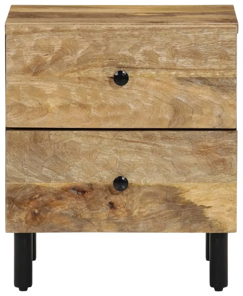 vidaXL Κομοδίνα 2 τεμ. 40 x 33 x 46 εκ. από Μασίφ Ξύλο Μάνγκο