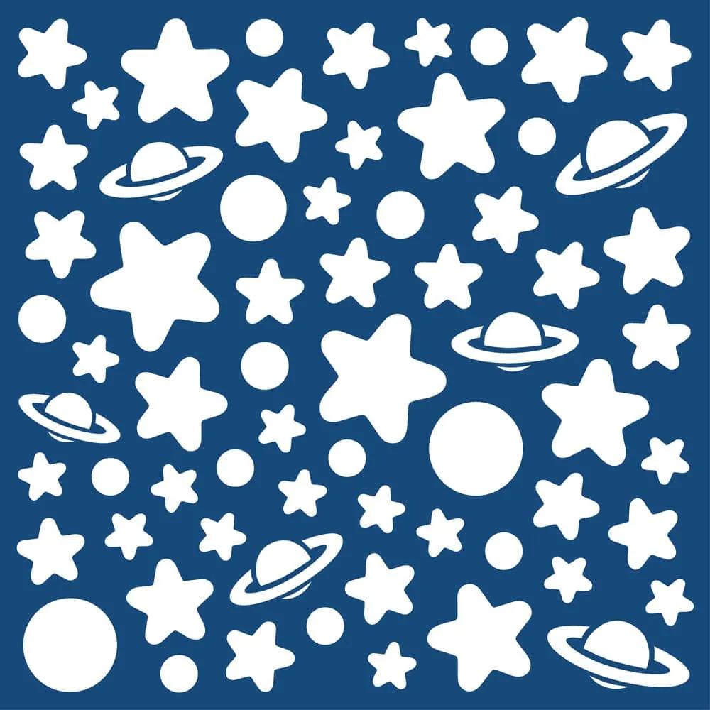 White Stars φωσφορίζοντα τοίχου M - 79223
