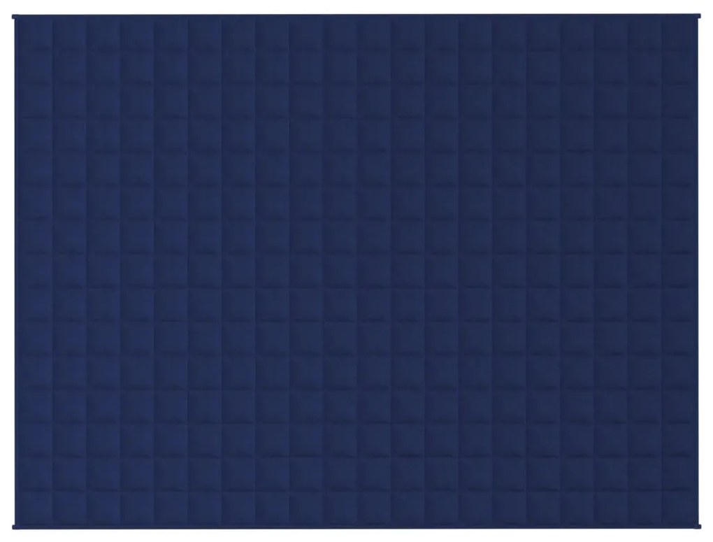 vidaXL Κουβέρτα Βαρύτητας Μπλε 152 x 203 εκ. 11 κ. Υφασμάτινη