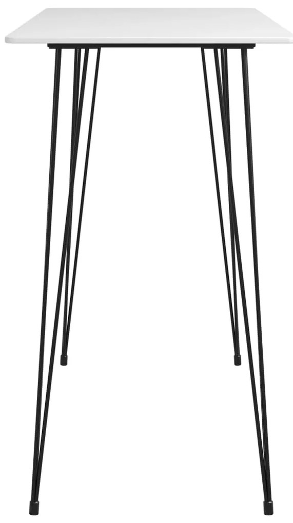 vidaXL Σετ Επίπλων Μπαρ 5 Τεμαχίων Λευκό