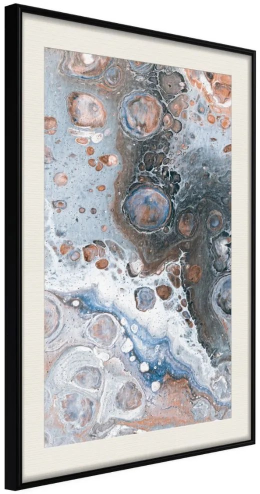 Αφίσα - Surface of the Unknown Planet II - 30x45 - Μαύρο - Με πασπαρτού