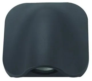 Απλίκα Φωτιστικό Τοίχου LED 9W IP54 3000K Σκούρο Γκρι E273 Zambelis-E273-Ανθρακί E273