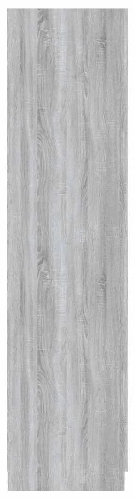 vidaXL Ντουλάπα Γκρι Sonoma 90 x 52 x 200 εκ. από Επεξεργασμένο Ξύλο