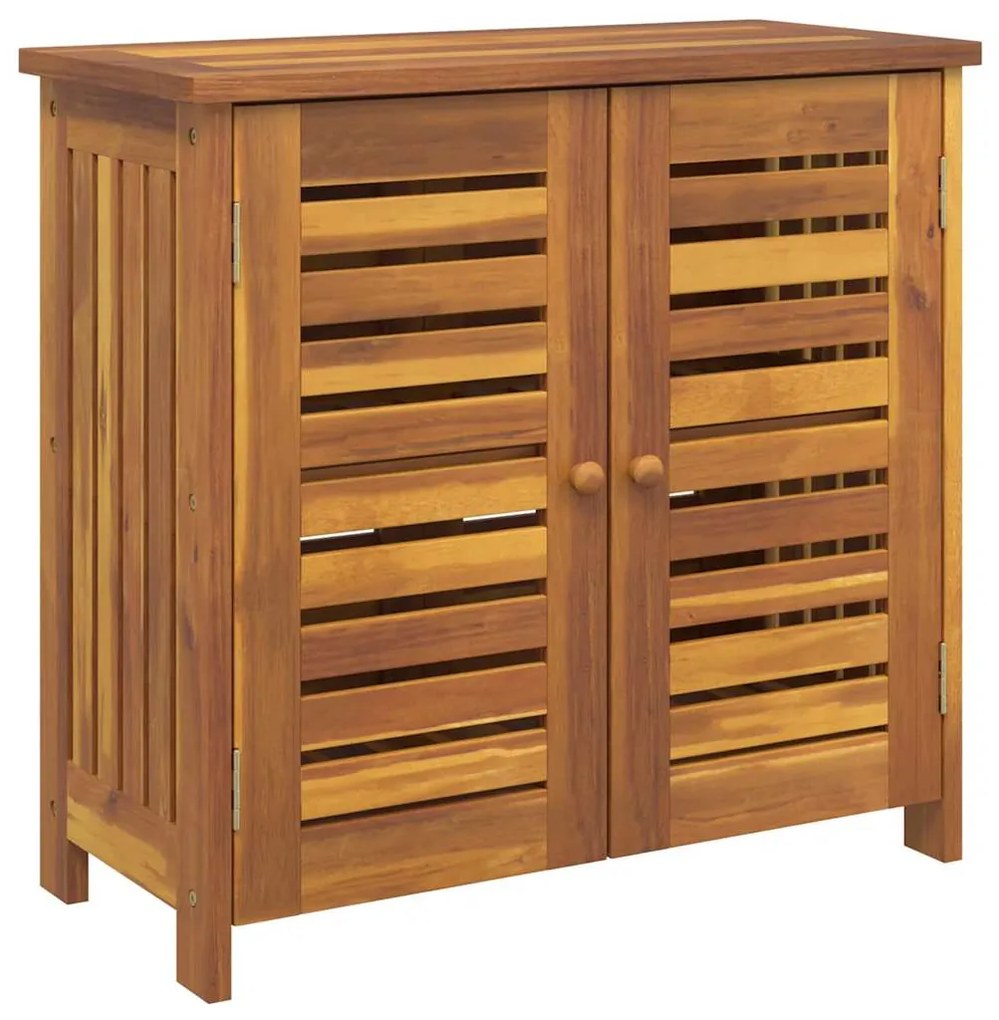 vidaXL Ντουλάπι Κήπου Φυσικό 75 x 35 x 70 εκ. Στερεό Ξύλο Ακακίας