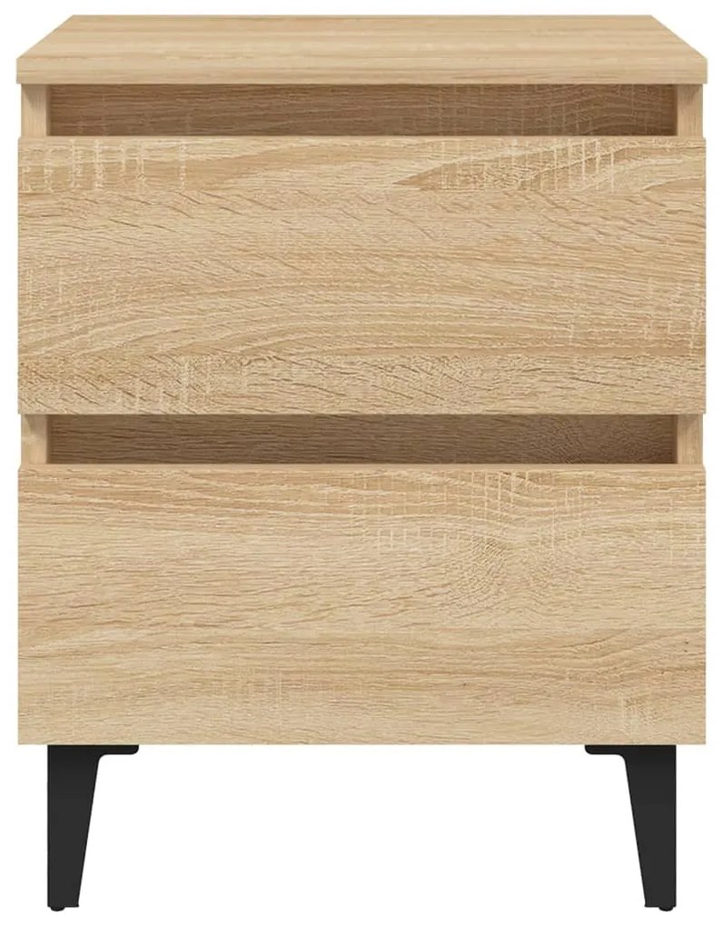 Κομοδίνο Sonoma Δρυς 40 x 35 x 50 εκ. από Επεξ. Ξύλο 805875