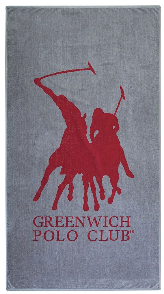 Πετσέτα Θαλάσσης (90x170) Greenwich Polo Club 3594 Grey