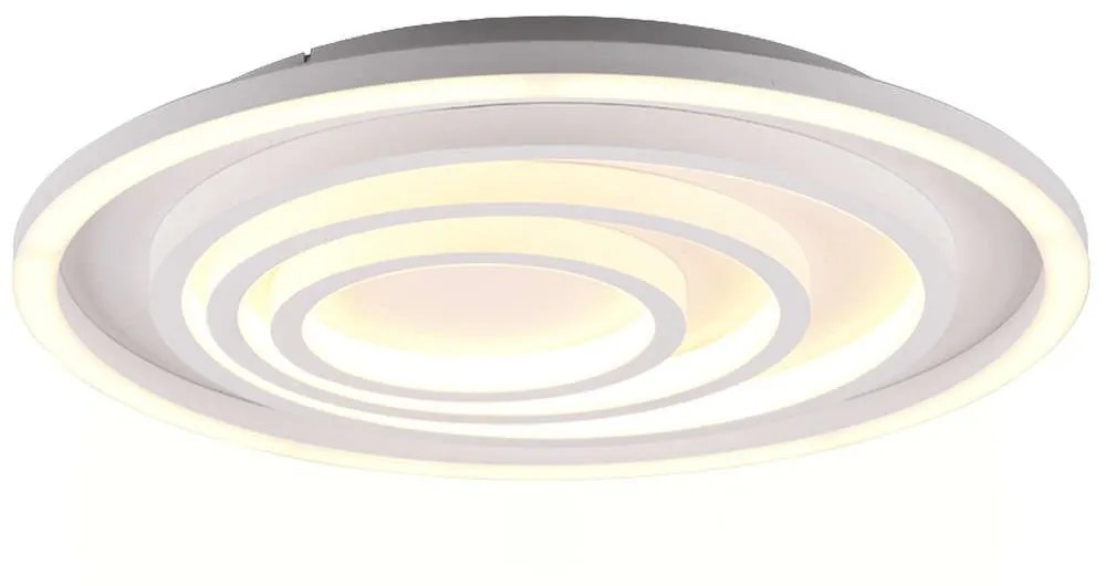 Φωτιστικό Οροφής - Πλαφονιέρα Kagawa 625815031 40W Led Φ50cm 6cm White Mat Trio Lighting Metal