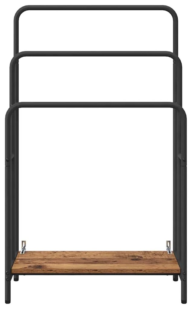 vidaXL Ράφι Ρούχων Παλιό ξύλο 60 x 30 x 100,5 εκ Επεξεργασμένο ξύλο