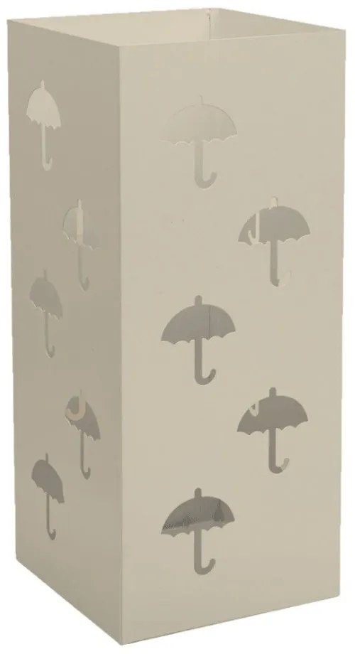Ομπρελοθήκη Τετράγωνη 25-703 22x22x50cm Matte Ivory Pam&amp;Co Stainless Steel