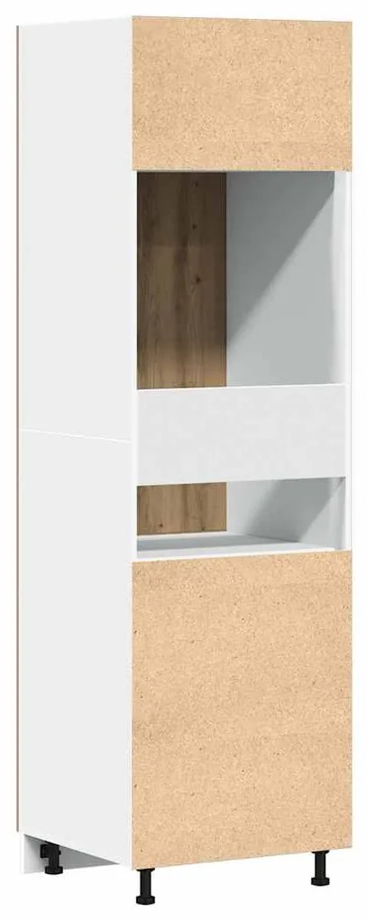 Ντουλάπι ψυγείου Artisan Oak 60x57x207 cm Κατασκευασμένο ξύλο - Καφέ