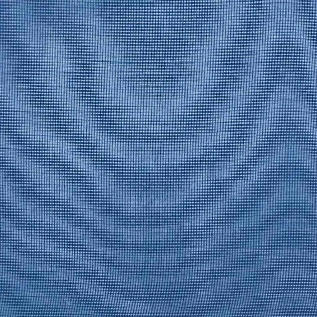 Κουρτίνες Voile με βρόχους 2 τεμάχια Μπλε Ρουά 140x245 εκ. - Μπλε