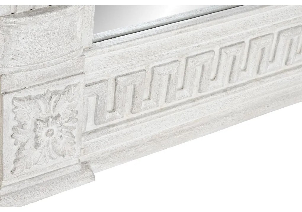 Τοίχο καθρέφτη DKD Home Decor Γκρι Ρομαντικό 133 x 8,5 x 167 cm
