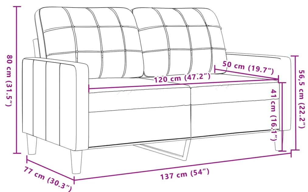 vidaXL Σαλόνι Σετ 2 Τεμαχίων Μαύρο από Βελούδο με Μαξιλάρια