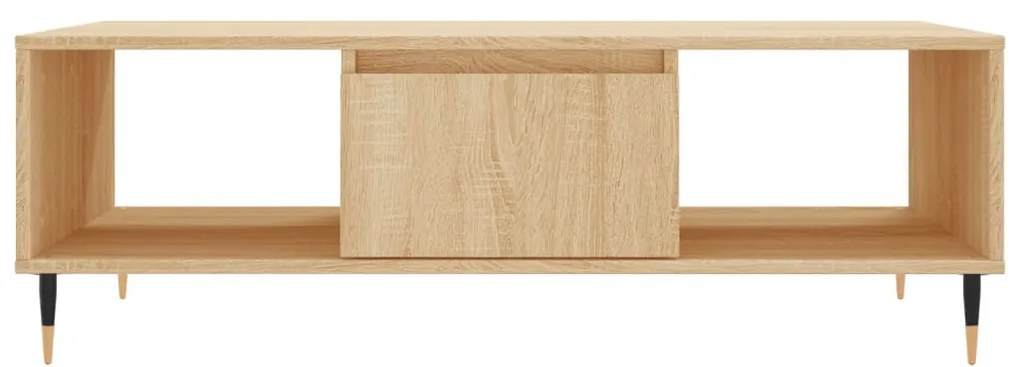 vidaXL Τραπεζάκι Σαλονιού Sonoma Δρυς 104x60x35 εκ. από Επεξεργ. Ξύλο