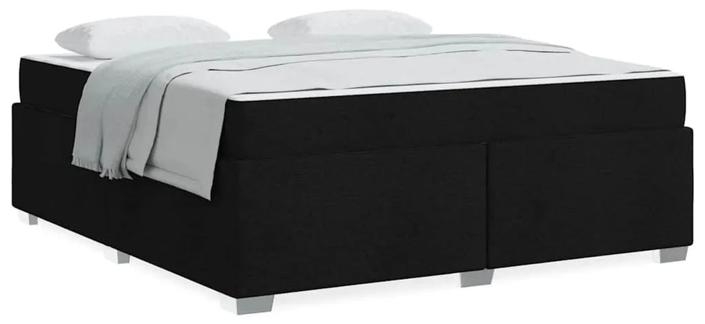 vidaXL Σκελετός Κρεβατιού Άλλο Μαύρο 180 x 200 cm ύφασμα