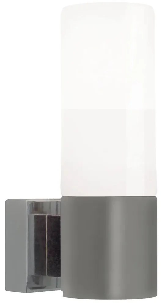 Φωτιστικό Μπάνιου - Τοίχου Tangers Single 17131032 E14 18,5x9,5cm Brushed Steel Nordlux Metal, Glass