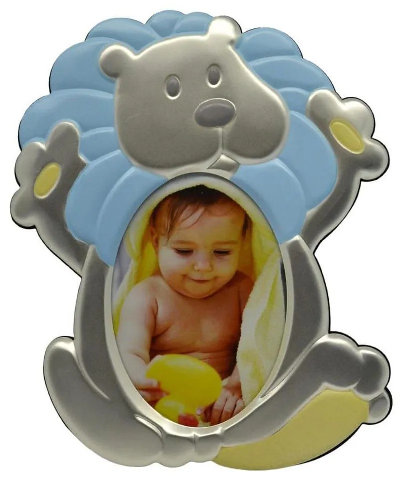 Κορνίζα Παιδική 769407 9x13 Light Blue-Yellow Ankor Metal, Glass