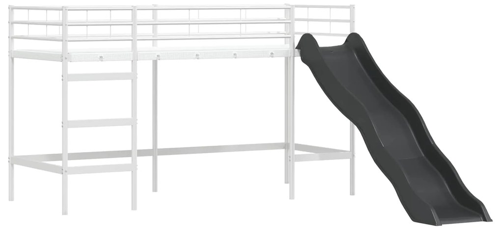 vidaXL Λευκό και Μπλε 90 x 190 cm