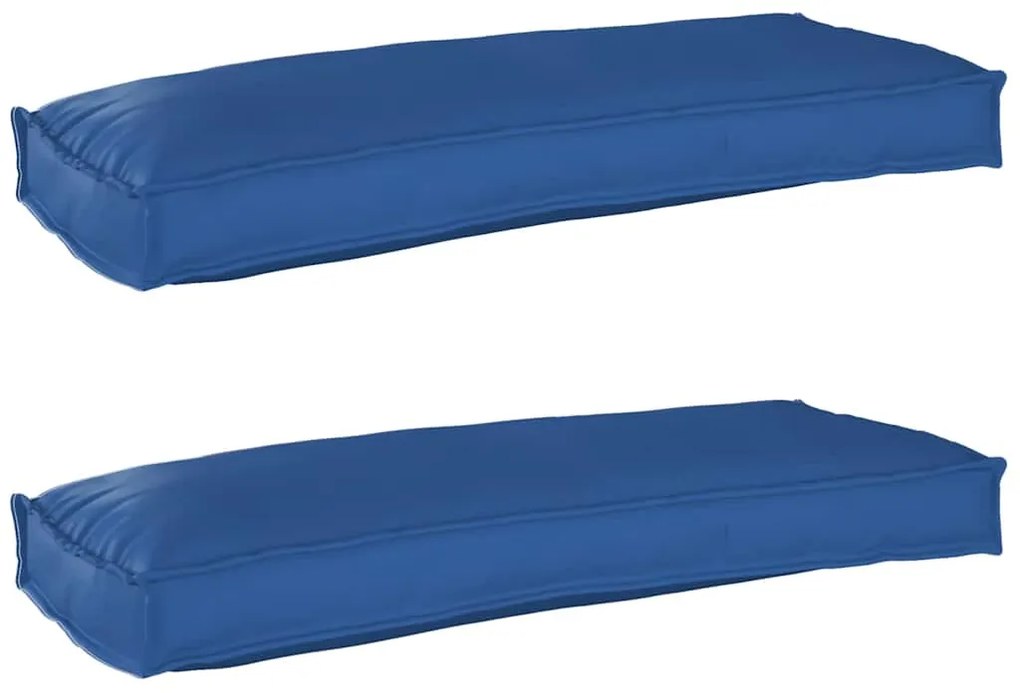 vidaXL Σετ Μαξιλαριών Πάγου 2 pcs Μπλε Ρουά 100 x 40 x 8 εκ