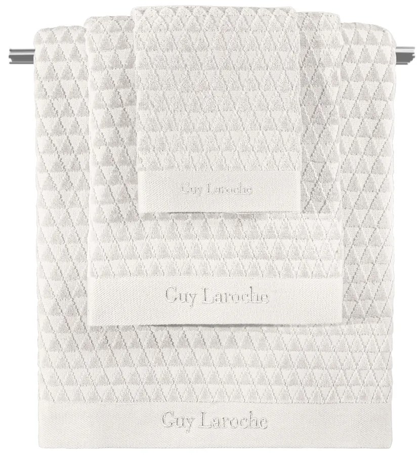 Πετσέτες Μπάνιου (Σετ 3τμχ) Guy Laroche Tokyo White 500gsm