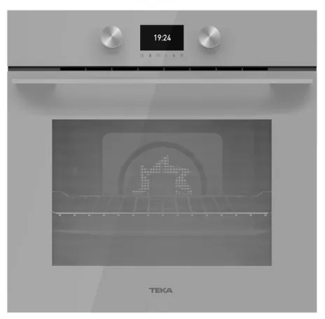 Teka HLB 8600 SM Steam Grey Εντοιχιζόμενος Φούρνος Άνω Πάγκου Πολλαπλών Λειτουργιών Εγγύηση 2+3 Χρόνια