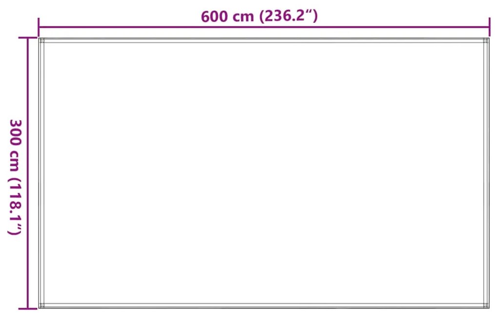 Χαλί Σκηνής Μπεζ 300 x 600 εκ.