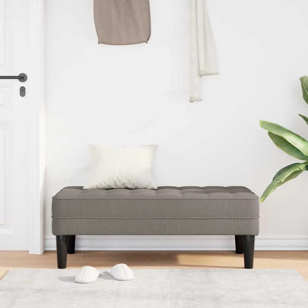 vidaXL Παγκάκι Ταμπά 113x57x39 εκ. Ύφασμα