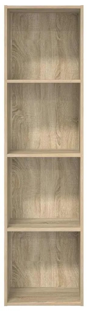 vidaXL Βιβλιοθήκη Sonoma Δρυς 40x30x152 εκ. από Επεξεργασμένο Ξύλο