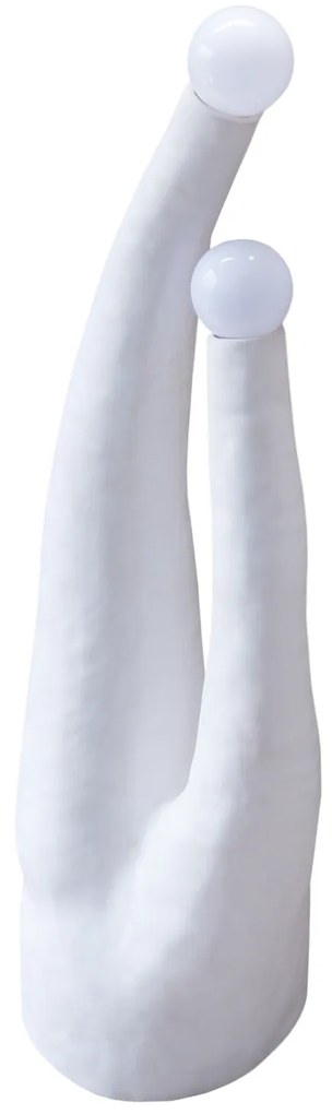 ΔΙΑΚΟΣΜΗΤΙΚΟ ΦΩΤΙΣΤΙΚΟ ΔΑΠΕΔΟΥ TUSKEN HM4702.02 FIBER CEMENT-ΛΕΥΚΟ 50x43x145Υεκ - 0535734 - HM4702.02