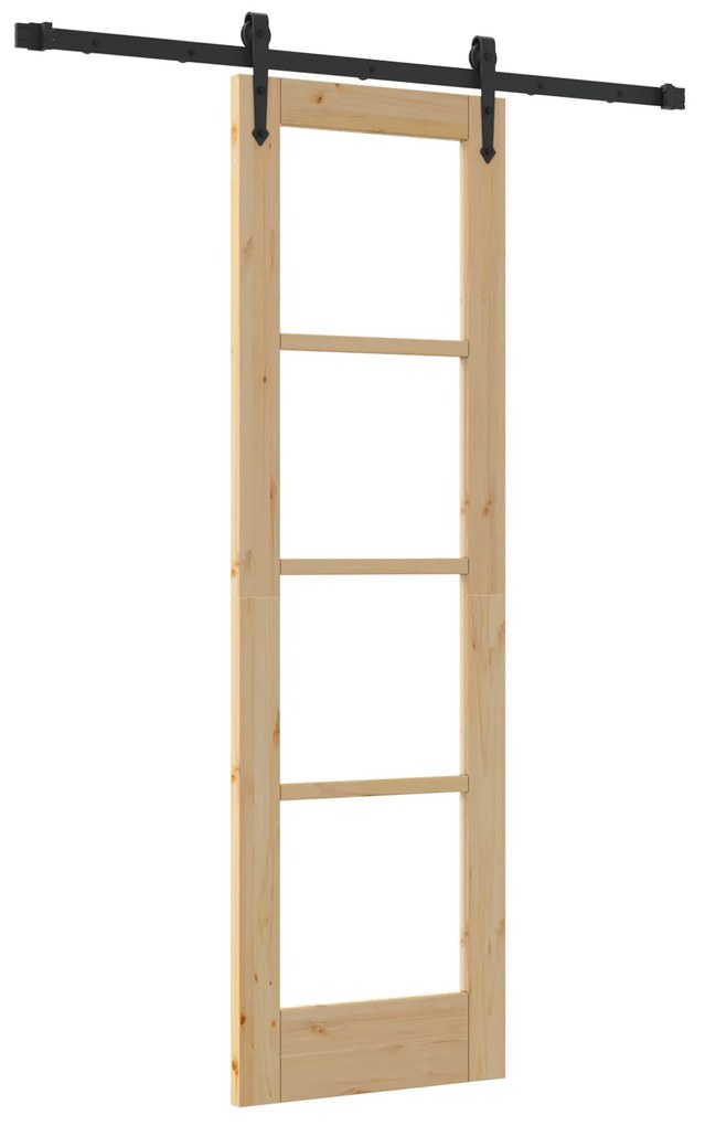vidaXL Συρόμενη Πόρτα με Σετ Hardware 'ORKDAL'61x198.5 εκ.