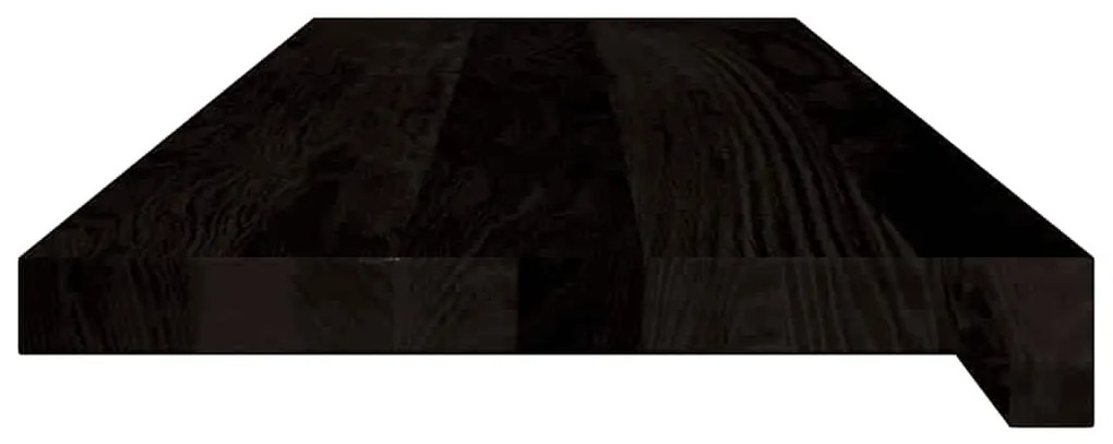 vidaXL Πέλματα Σκάλας 16 τμχ Σκούρο καφέ 80x30x2 cm Ξύλο μασίφ δρυς