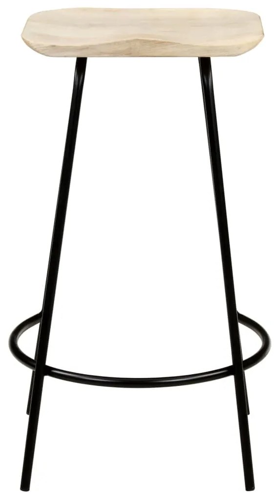 vidaXL Σκαμπό Μπαρ 4 τεμ. από Μασίφ Ξύλο Μάνγκο