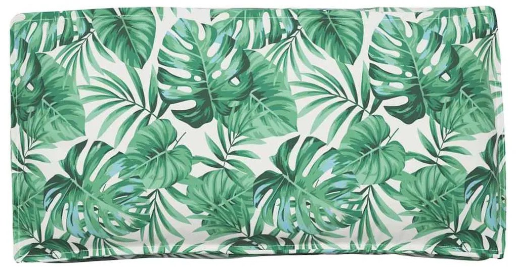vidaXL Μαξιλάρι παλέτας για κάθισμα / πλάτη Floral Μοτίβο φύλλων