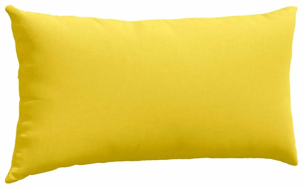 vidaXL Μαξιλάρι Καναπέ 2 pcs Απαλό Κίτρινο 80 x 40 cm ύφασμα