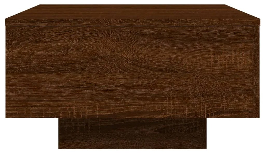 vidaXL Τραπεζάκι Σαλονιού Καφέ Δρυς 55x55x31 εκ. Επεξεργασμ. Ξύλο
