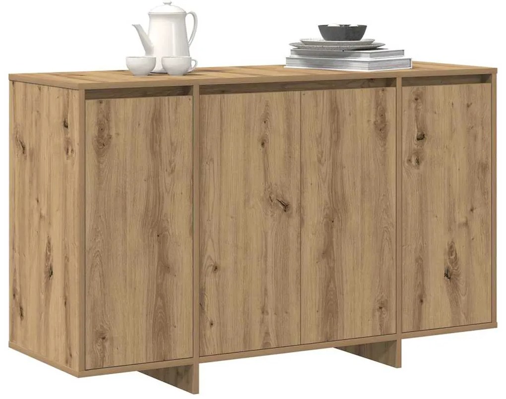 vidaXL Πλαϊνό γραφείο artisan δρυς 120 x 41 x 75 εκ.