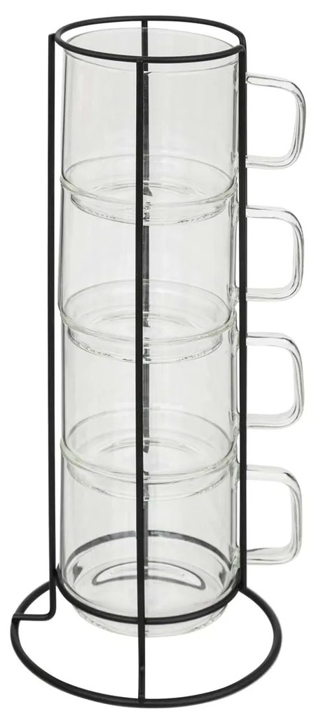 Κούπες 300ml Με Σταντ (Σετ 4τμχ) S-D Mia 196448