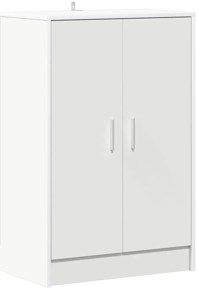 vidaXL Παπουτσοθήκη Λευκή 60 x 35 x 92 εκ. από Επεξ. Ξύλο