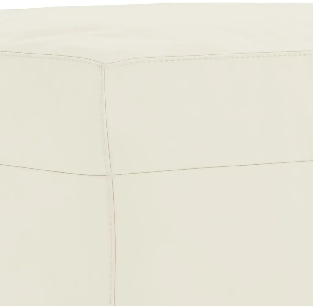 vidaXL Υποπόδιο Κρεμ 70x55x41 εκ. Βελούδινο