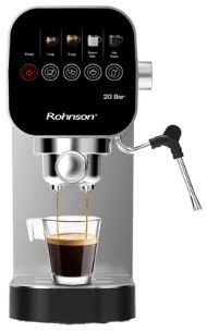 ROHNSON R-98100 Μηχανή Espresso 1360W Ασημί