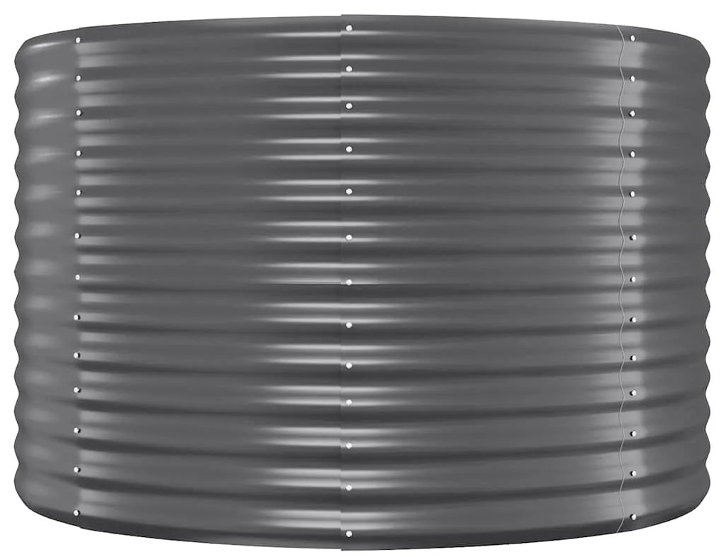 vidaXL Ζαρντινιέρα Ανθρακί 322x40x68 εκ Γαλβανισμένος χάλυβας