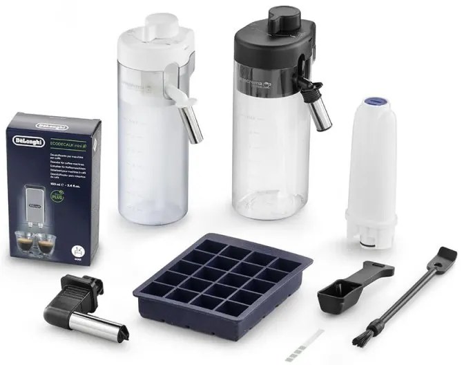 Καφετιέρα DeLonghi Eletta Explore ECAM450.65.G, 1450W, 19 bar, 1.8l, Wi-Fi, Touch TFT display, LatteCrema hot/cool, Twin Shot, To-Go, +Ground coffee, Μαύρο/γκρι