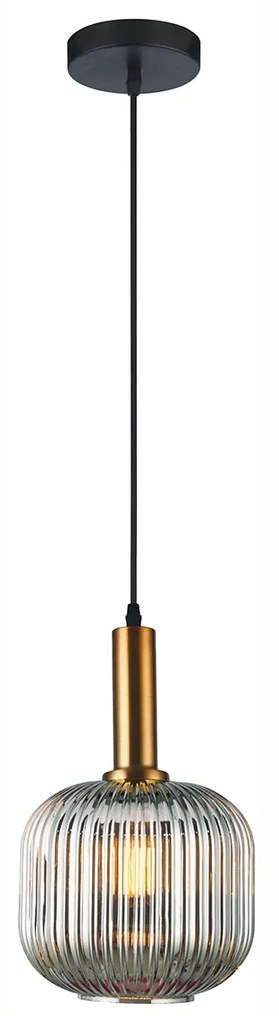 Φωτιστικό Οροφής Μονόφωτο Viokef Sophie Smoke 4233600