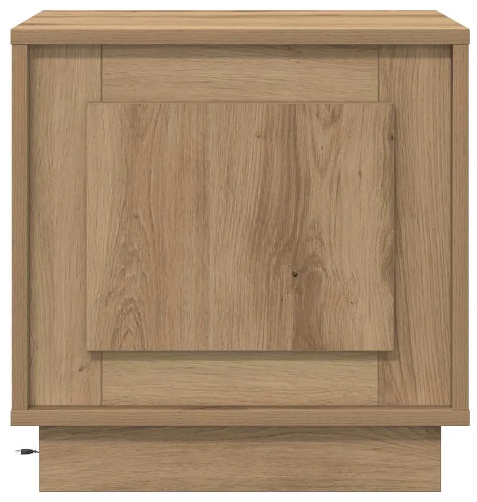 vidaXL Κομοδίνο με Artisan Oak 44 x 34.5 x 45 εκ Επεξεργασμένο ξύλο
