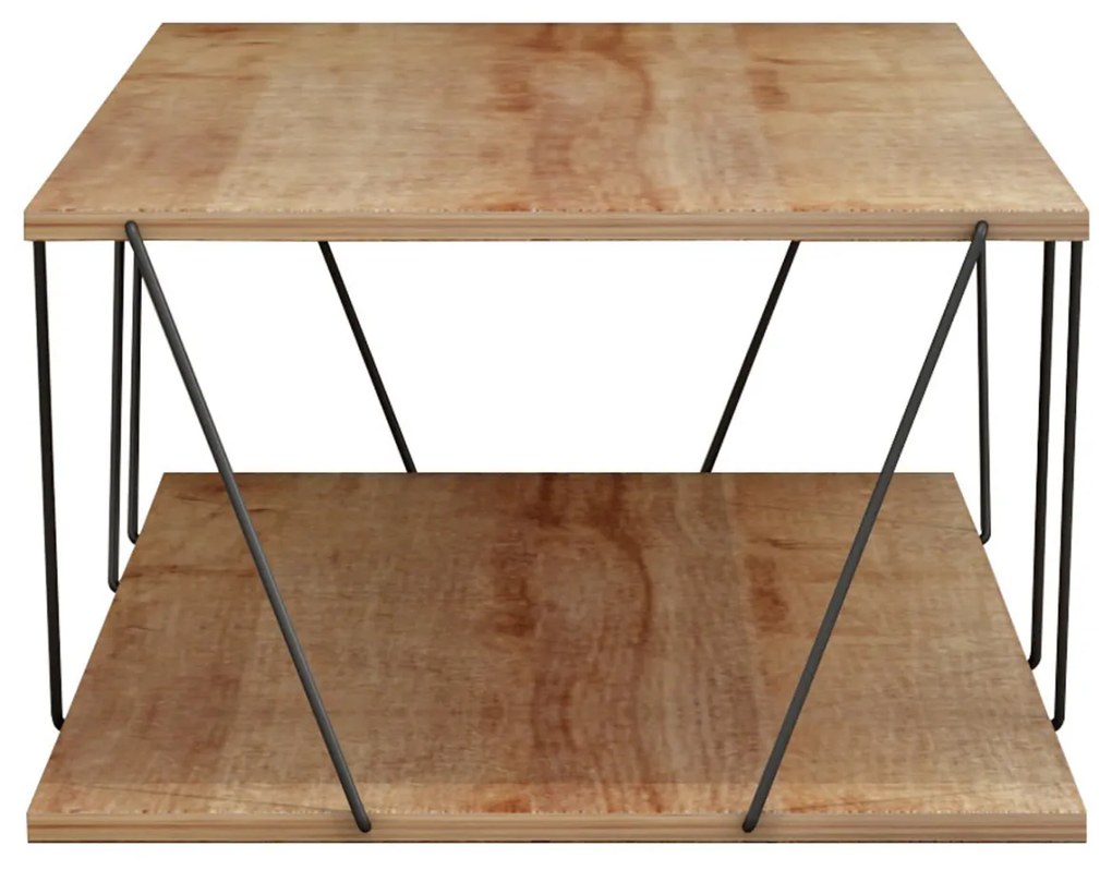 ΤΡΑΠΕΖΙ ΣΑΛΟΝΙΟΥ TARS HM8927.11 ΦΥΣΙΚΟ ΟΑΚ ΜΕ ΜΑΥΡΕΣ ΜΕΤΑΛΛΙΚΕΣ ΒΕΡΓΕΣ 120Χ50Χ30Yεκ.