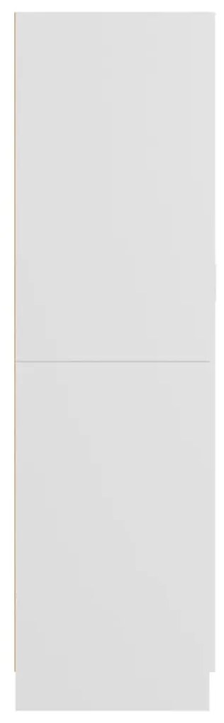 vidaXL Ντουλάπα Λευκή 85,2 x 51,5 x 180 εκ. από Επεξ. Ξύλο