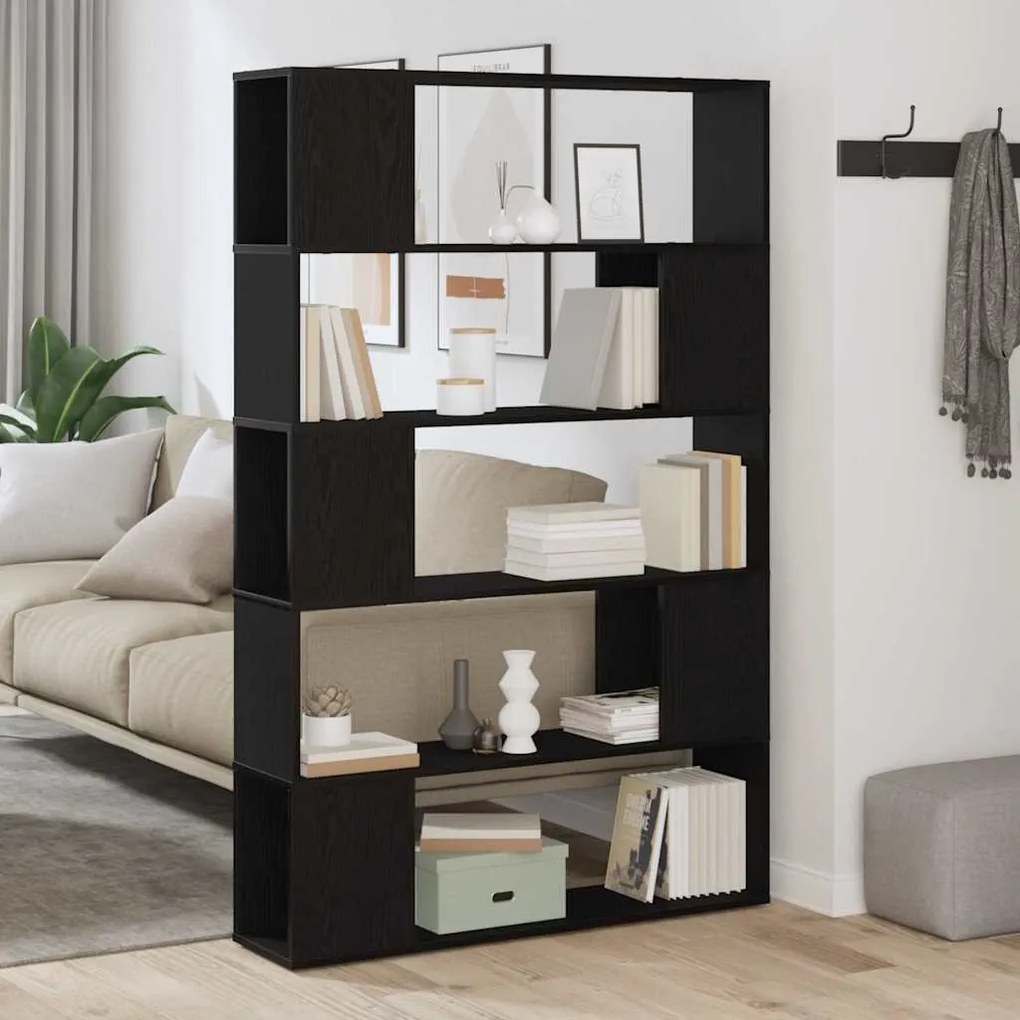 vidaXL Κέντρο ψυχαγωγίας Μαύρο 100 x 24 x 155 cm Επεξεργασμένο ξύλο