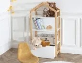 ATMOSPHERA ΠΑΙΔΙΚΌ ΔΩΜΆΤΙΟ &amp; ΔΙΑΚΌΣΜΗΣΗ HOUSE BOOKCASE + DRAWER ATMOSPHERA FOR KIDS 174330 0/0/0 NEOPORTAL-3560231527105